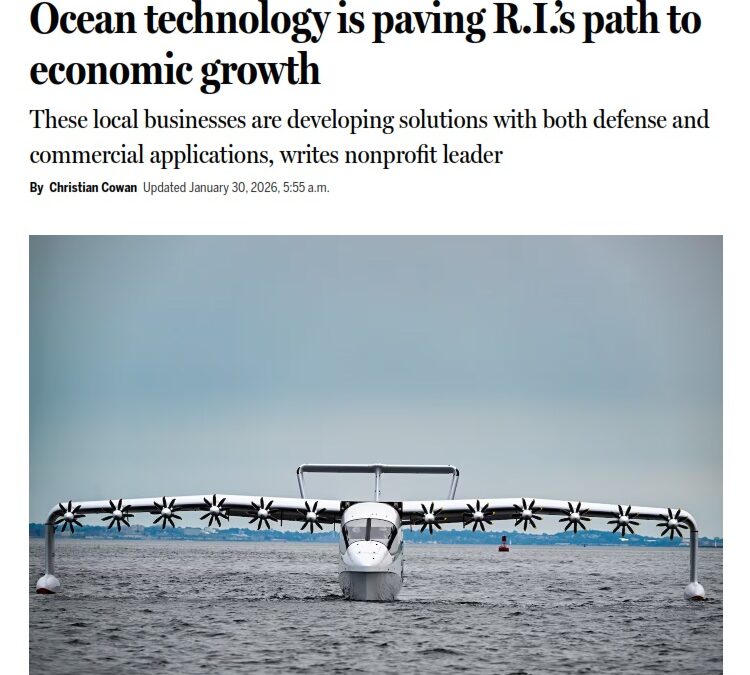 Rhode Island’s Economic Growth is Tied to the Ocean