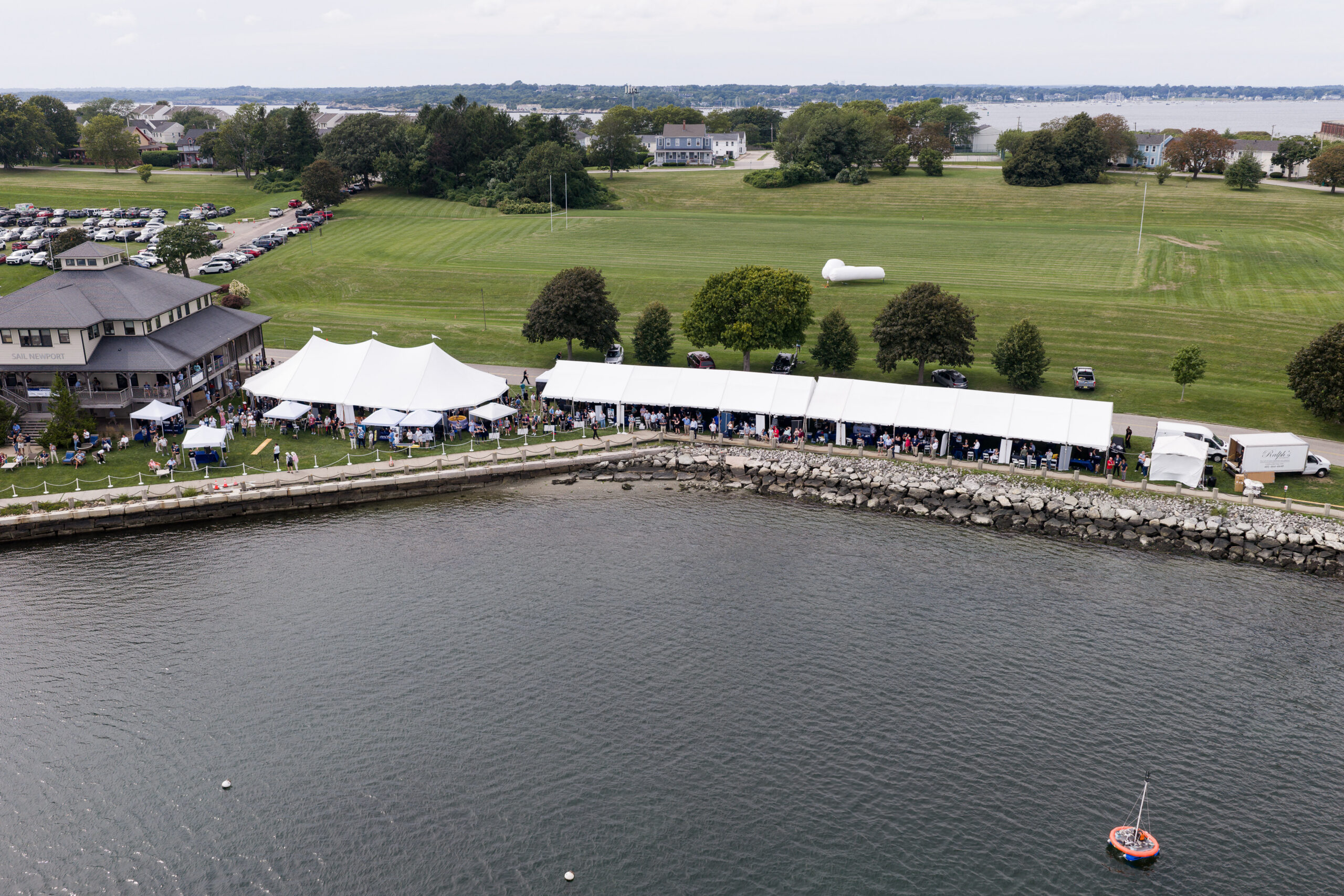 BlueTIDE 2026 Tents at Sail Newport